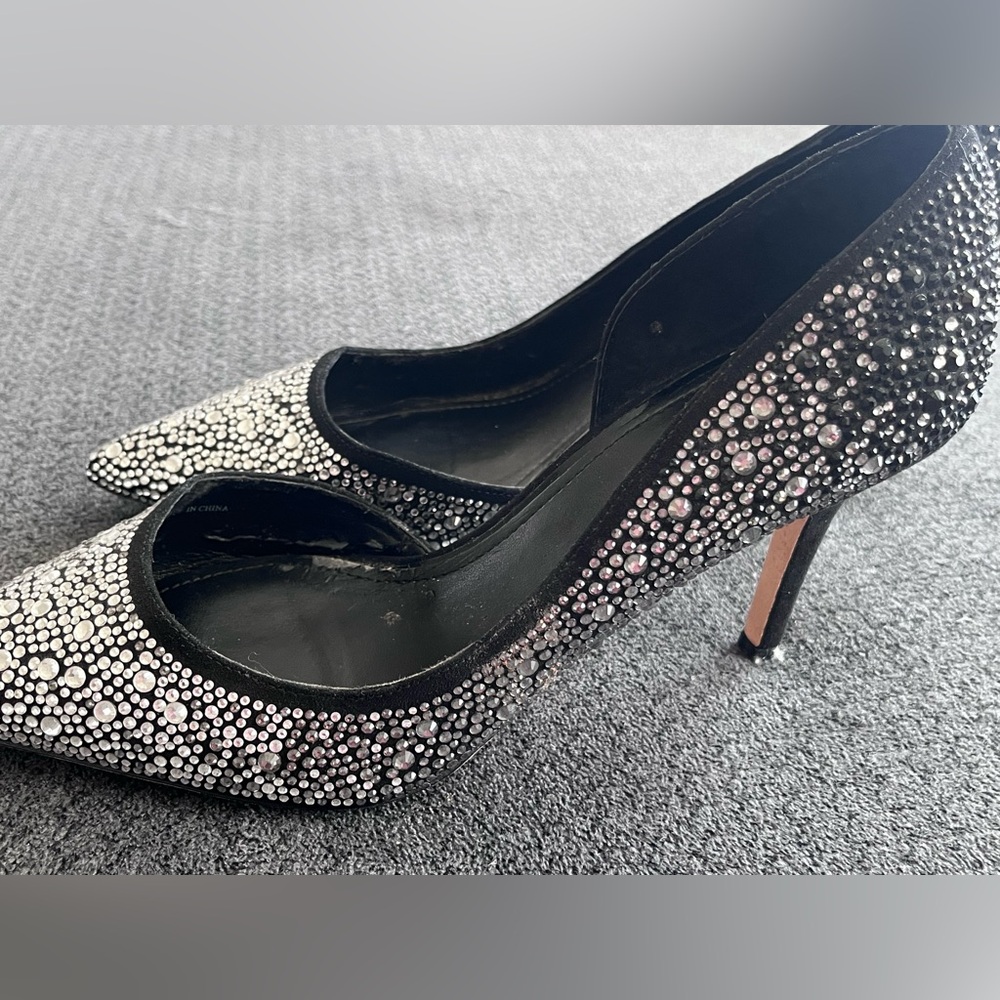 White House Black Market Ella Ombré Embellished High Heel Pumps, Size 7 - Picture 2 of 11